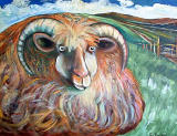 Sheep by artist Paul Bordiss